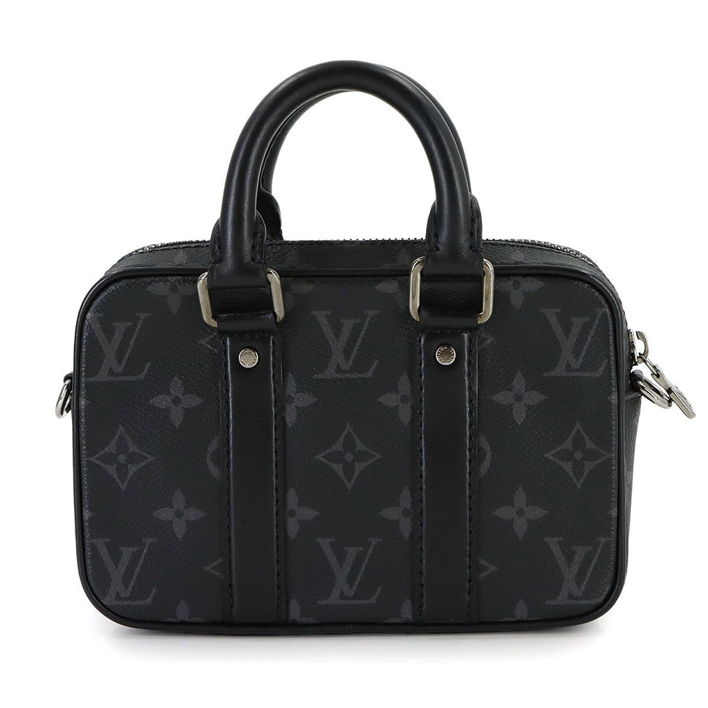Louis Vuitton Monogram Eclipse Nano Pdv 2-Way Bag Black — view 2