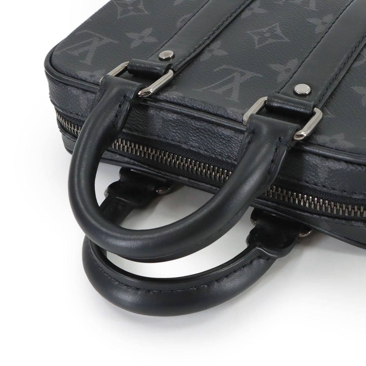 Louis Vuitton Monogram Eclipse Nano Pdv 2-Way Bag Black — view 5