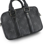 Louis Vuitton Monogram Eclipse Nano Pdv 2-Way Bag Black — view 8