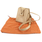 Loewe Shoulder Bag Leather Beige Gold — view 2
