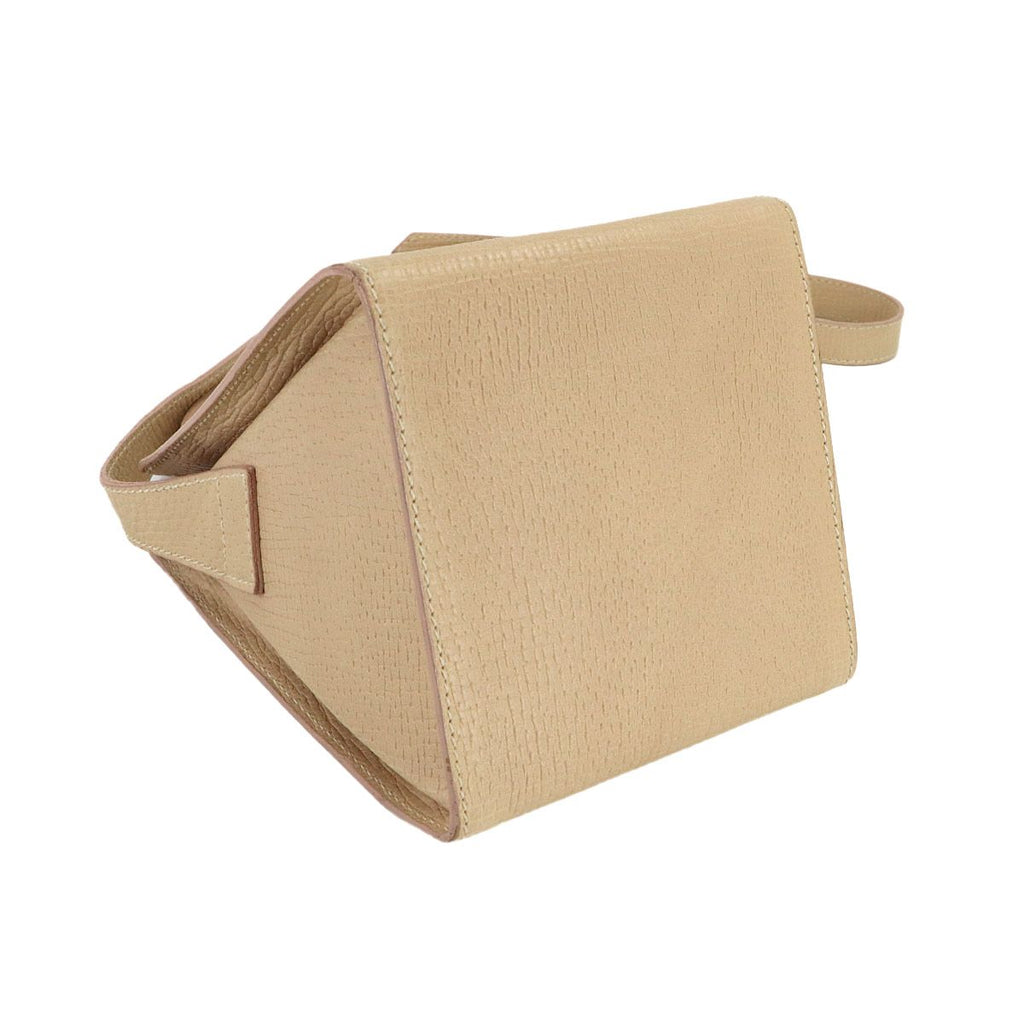 Loewe Shoulder Bag Leather Beige Gold — view 5