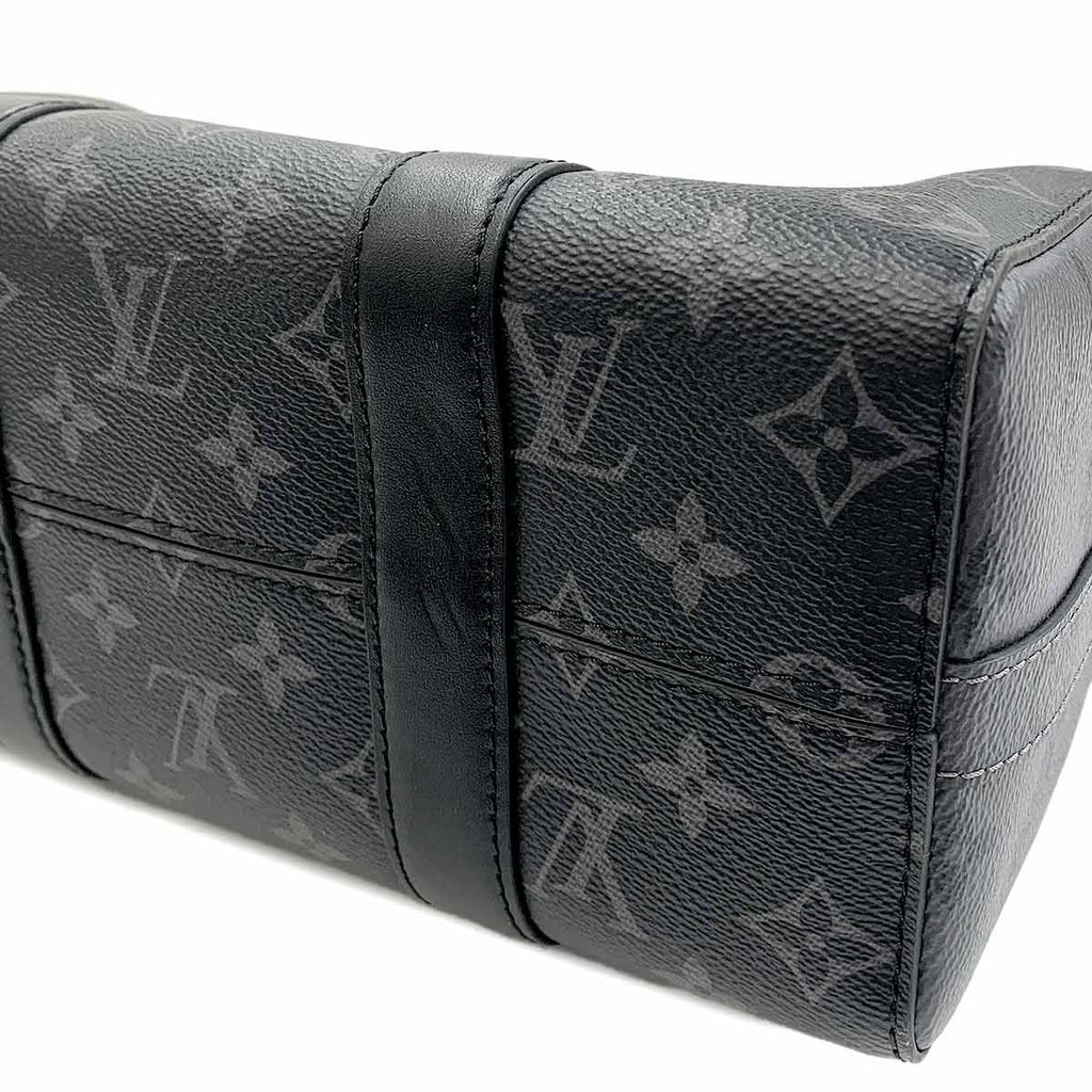 Louis Vuitton Monogram Eclipse Reverse City Keepall Shoulder Bag — view 8
