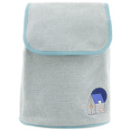 Hermes Cabin Backpack Kids Collection Toile Ash Blue