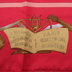 Hermes Carre 90 la Dance Ballerina Red Scarf — view 4