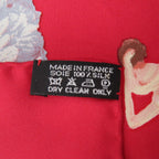 Hermes Carre 90 la Dance Ballerina Red Scarf — view 5
