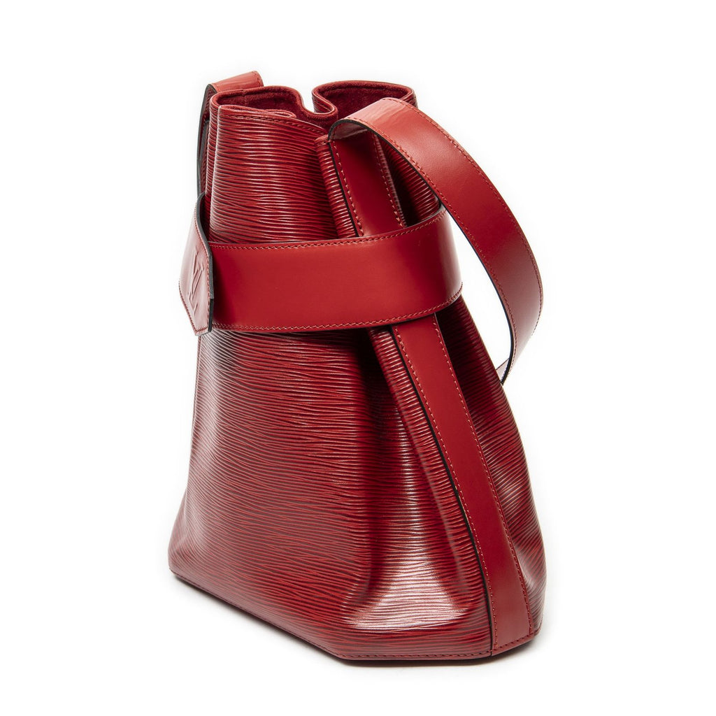 Louis Vuitton Sac Deport Red Epi — view 2