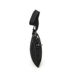 Prada Flat Messenger Crossbody Bag Black Nylon Canvas — view 4