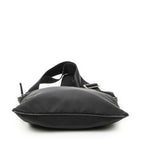Prada Flat Messenger Crossbody Bag Black Nylon Canvas — view 6