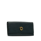Celine Circle Logo Wallet Navy Leather — view 2