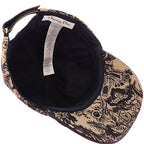 Dior Toile de Jouy D-player 58 Cap Cotton Beige Black Hat — view 8
