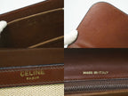 Celine Canvas Shoulder Bag Beige — view 9