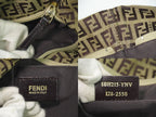 Fendi Zucchino Shoulder Bag Tote Canvas Beige — view 9