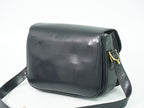 Celine Horse Shoe Shoulder Bag Leather Navy — view 2