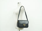 Celine Horse Shoe Shoulder Bag Leather Navy — view 6