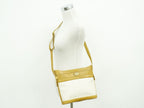 Gucci Vintage Micro GG Shoulder Bag Pochette Ivory Brown — view 6