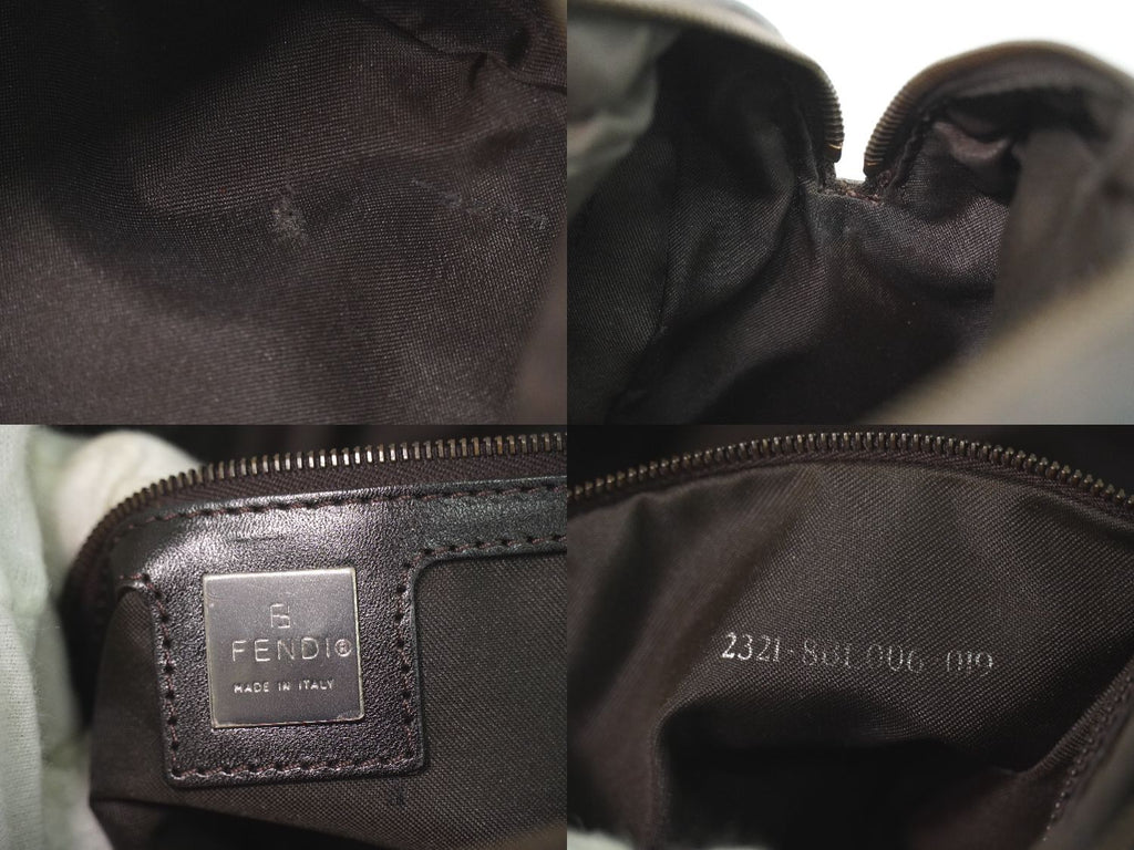 Fendi Zucchino Handbag Brown Bag — view 9