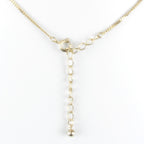 Dior Logo Necklace with Case Metal Gold Pendant — view 4