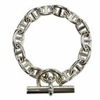 Hermes Chaine D'ancre MM 14 Links Bracelet Silver — view 3