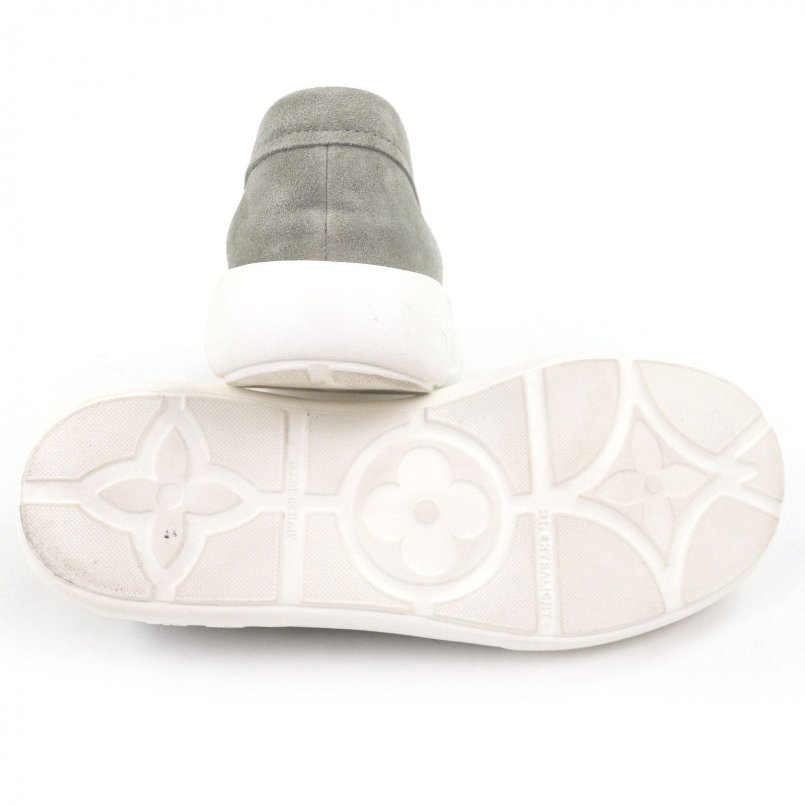 Louis Vuitton LV Pacific Line Suede Leather LV Logo Slip on Low Cut Sneakers — view 4