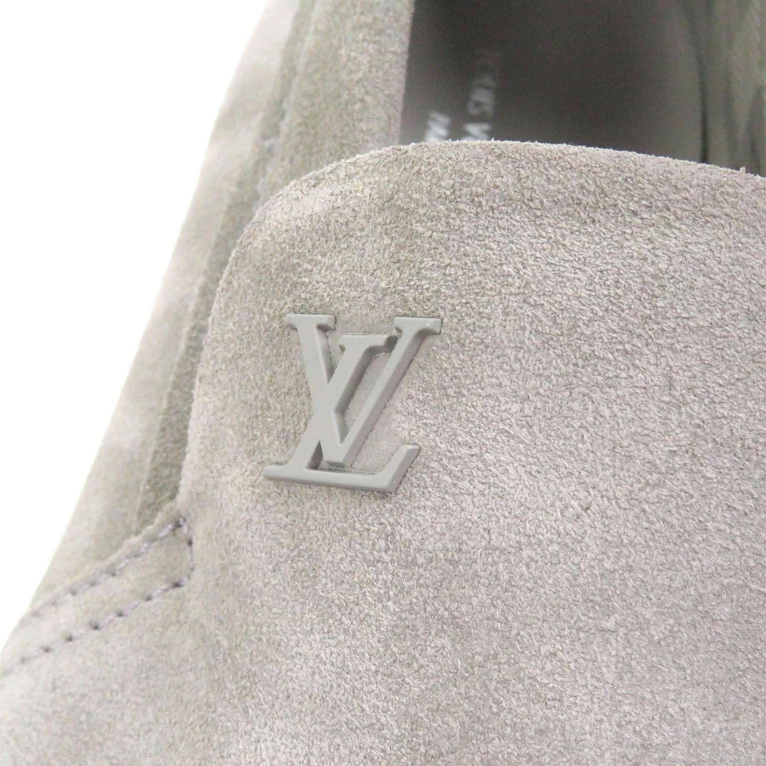 Louis Vuitton LV Pacific Line Suede Leather LV Logo Slip on Low Cut Sneakers — view 6
