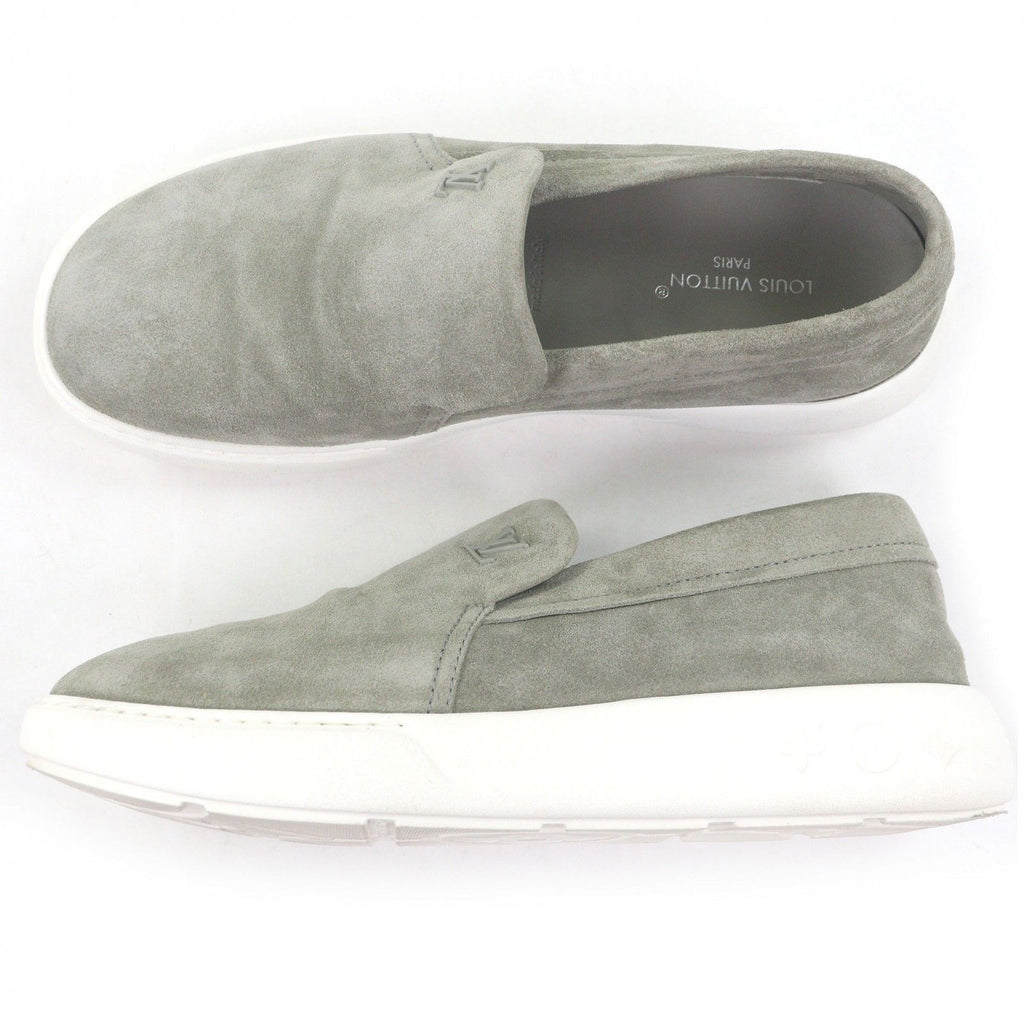 Louis Vuitton LV Pacific Line Suede Leather LV Logo Slip on Low Cut Sneakers — view 3