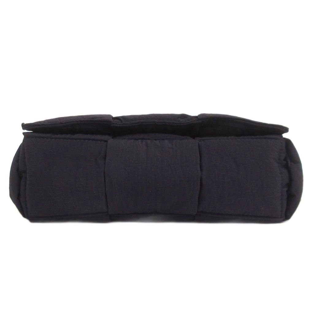 Bottega Veneta Padded Tech Small Cassette Shoulder Bag Crossbody Dark Navy — view 4