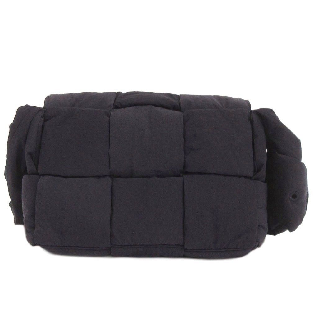 Bottega Veneta Padded Tech Small Cassette Shoulder Bag Crossbody Dark Navy — view 3