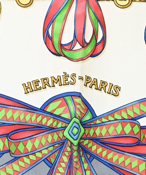 Hermes Bandana Scarf Gray — view 4