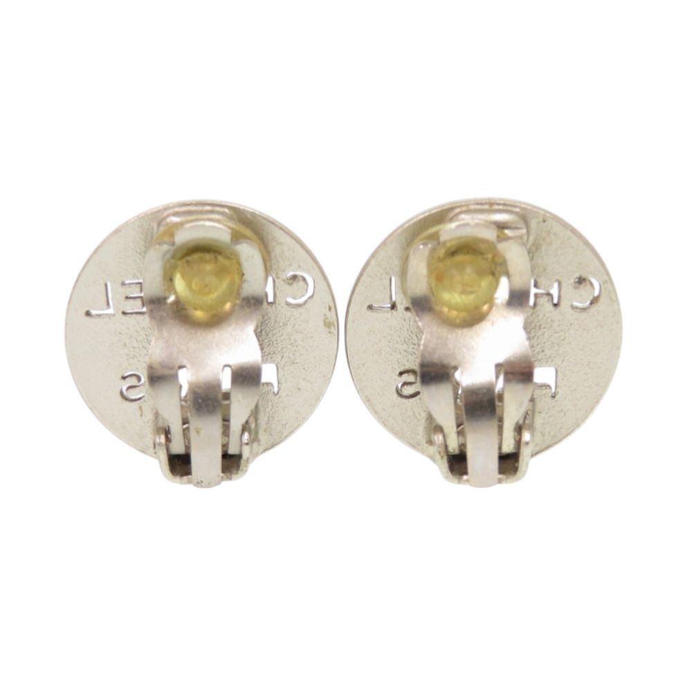 Chanel Logo 00 C Silver Earrings — view 2