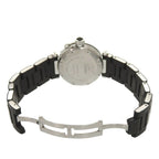 Cartier Pasha C Timer SS Rubber Black Quartz Watch Dial — view 2