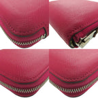 Hermes Azap Silk in Compact Silver Barenia Franboise Nata Pink Cream Coin Case — view 6