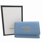 Gucci Swing Leather Light Blue 6 Row Key Case Key Holder — view 2