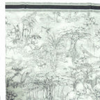 Dior Toile de Jouy Sauvage Shawl Cotton Black White Scarf — view 6