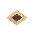 Dior Metal Rhinestone Color Gold Brooch