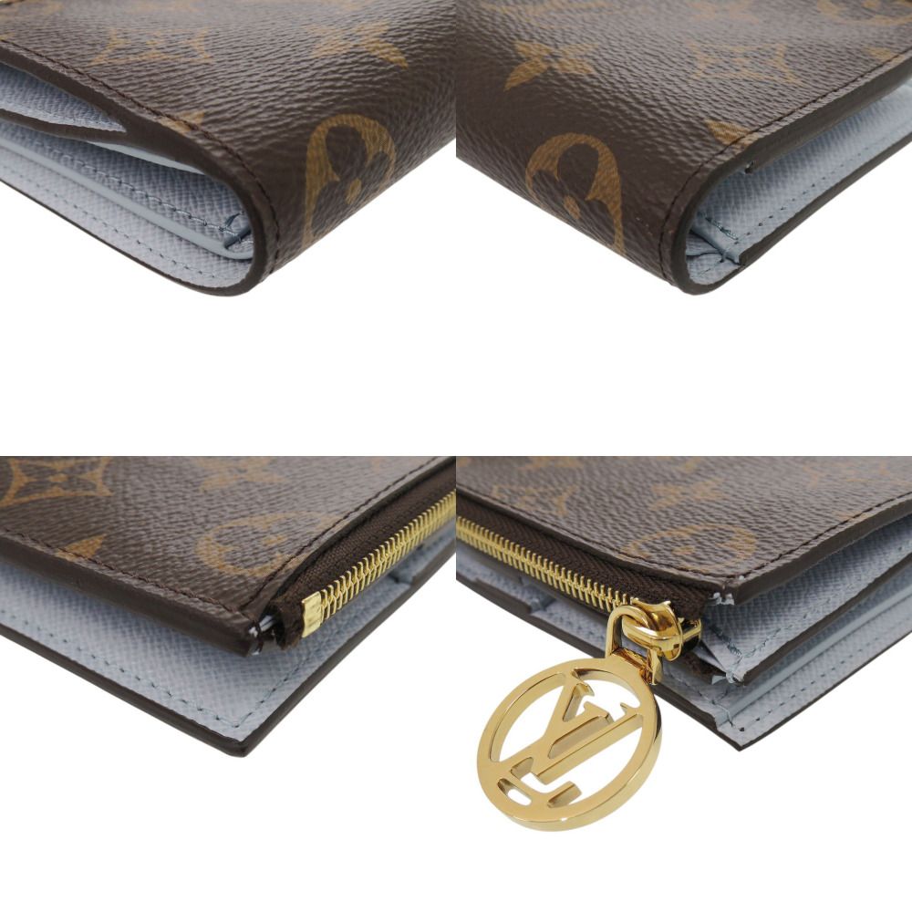 Louis Vuitton Portefeuille Lisa Blue Olympe Monogram Bifold Wallet — view 4
