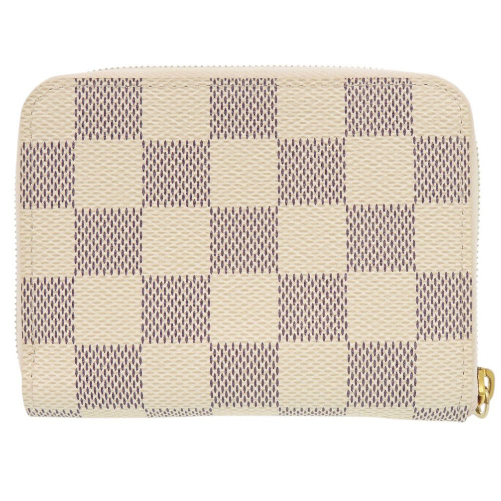 Louis Vuitton Zippy Coin Purse Damier Azur Bird Print Case Wallet — view 2