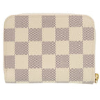 Louis Vuitton Zippy Coin Purse Damier Azur Bird Print Case Wallet — view 2