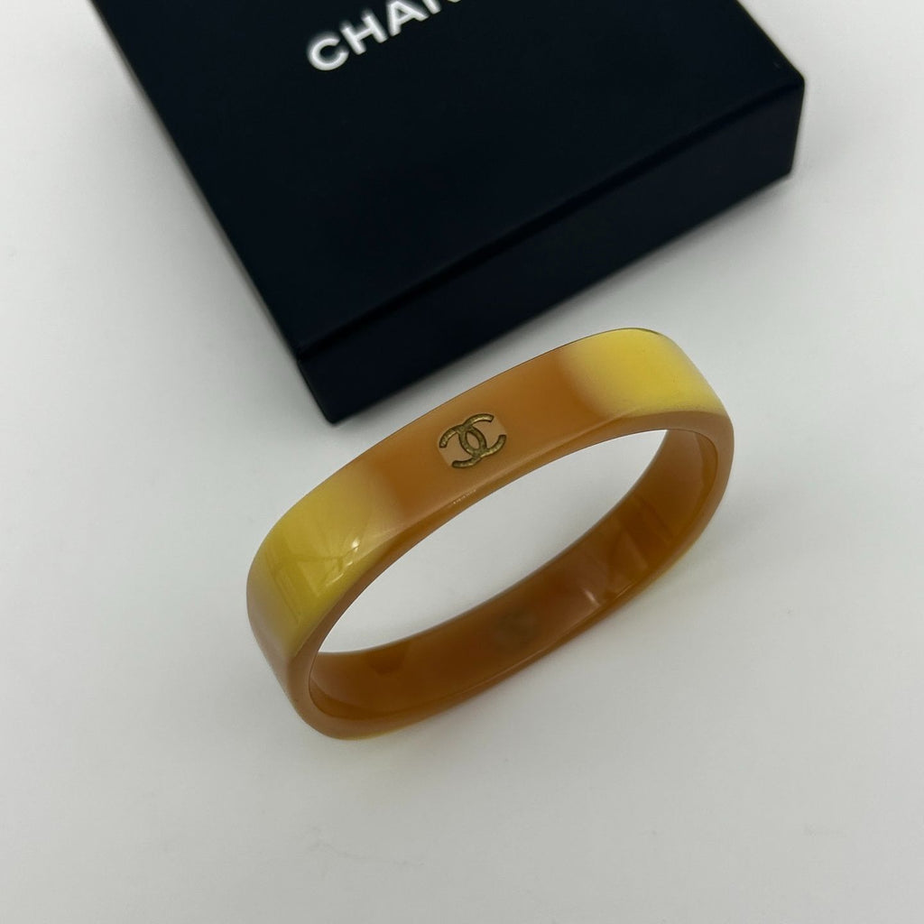 Chanel CC Logo Bangle Bracelet — view 5