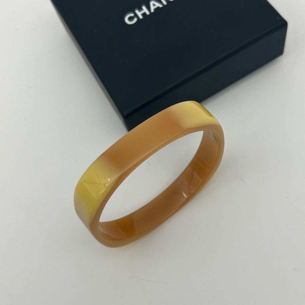 Chanel CC Logo Bangle Bracelet — view 6