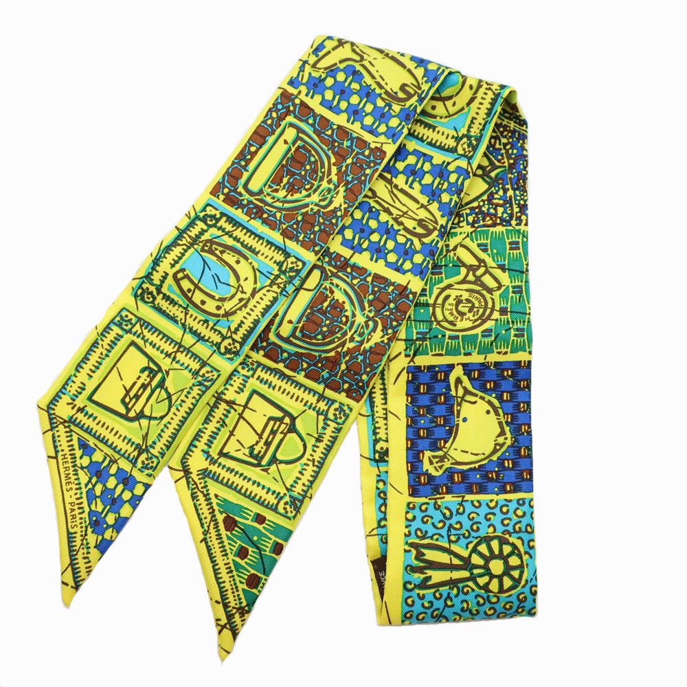 Hermes Heaven Twilly le Boubou Yellow Silk — view 2