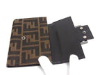 Fendi Trifold Wallet Zucca Brown Canvas Leather — view 3