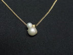 Dior Necklace Gold Metal Pearl — view 2