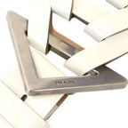 Prada Architectural Leather Strap White — view 4