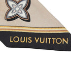 Louis Vuitton Monogram Cascade Bandeau BB Scarf Black Beige Multicolor Silk — view 3
