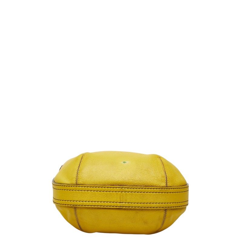 Loewe Anagram Fiesta 2-Way Shoulder Bag Yellow Leather — view 3