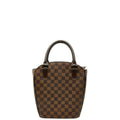 Louis Vuitton Damier Sarria Handbag Brown Leather