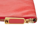 Fendi Pouch Red Brown Leather — view 6