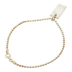 Gucci Logo Plate Bracelet Ball Chain Silver — view 2
