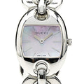 Gucci Watch 121.5 Pink Shell Silver Stainless Steel