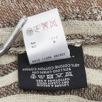 Gucci Shawl Brown Linen Cotton Scarf — view 6